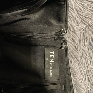 ten by babaton black dress mini